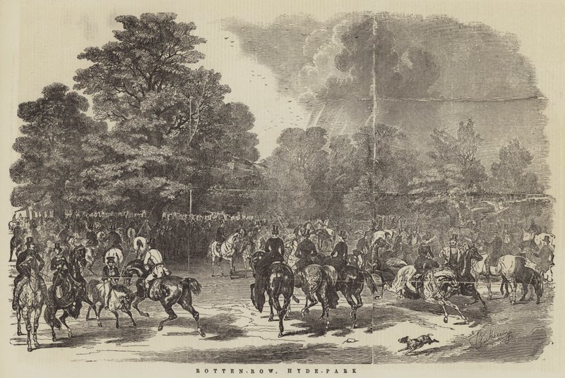 Rotten-Row, Hyde-Park av Benjamin Herring