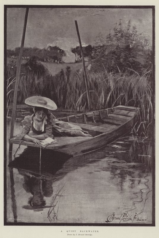 Et stille bakvann av Bernard Partridge