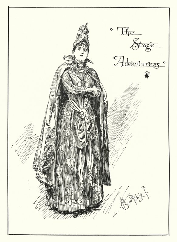 The Stage Adventuress (gravering) av Bernard (after) Partridge