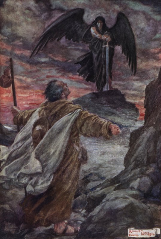 Scene fra Prospice av Robert Browning av Bernard Partridge