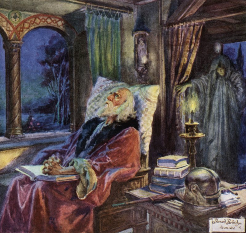 Scene fra Rabbi Ben Ezra av Robert Browning av Bernard Partridge
