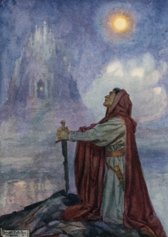 Scene fra Rabbi Ben Ezra av Robert Browning av Bernard Partridge