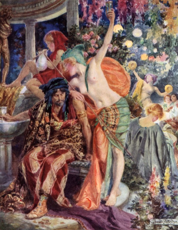 Scene fra Rabbi Ben Ezra av Robert Browning av Bernard Partridge
