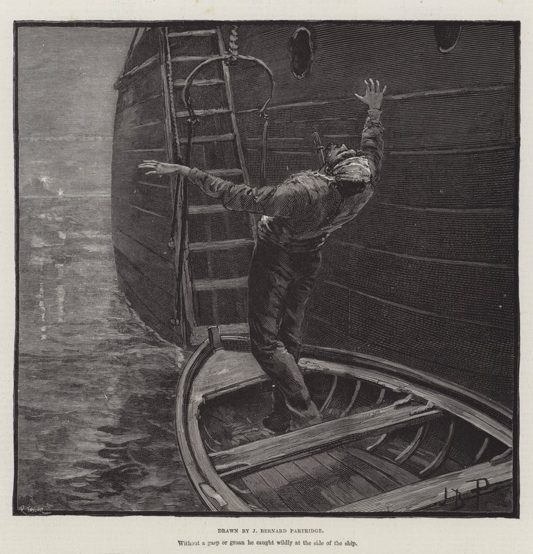 The Crusade of the Excelsior, av Bret Harte av Bernard Partridge