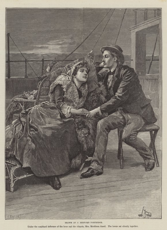 The Crusade of the Excelsior, gravering av Bret Harte av Bernard Partridge