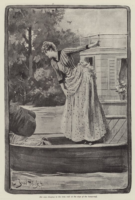 The Strange Adventures of a House-Boat, av William Black av Bernard Partridge