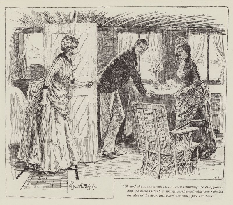 The Strange Adventures of a House-Boat, av William Black av Bernard Partridge