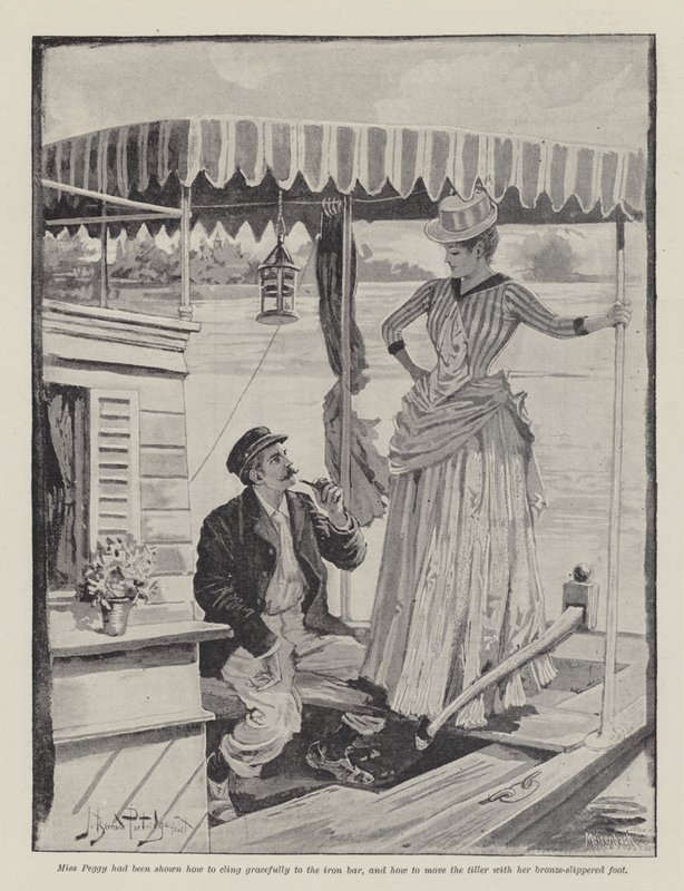The Strange Adventures of a House-Boat, av William Black av Bernard Partridge