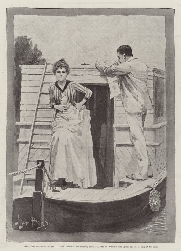 The Strange Adventures of a House-Boat, av William Black av Bernard Partridge