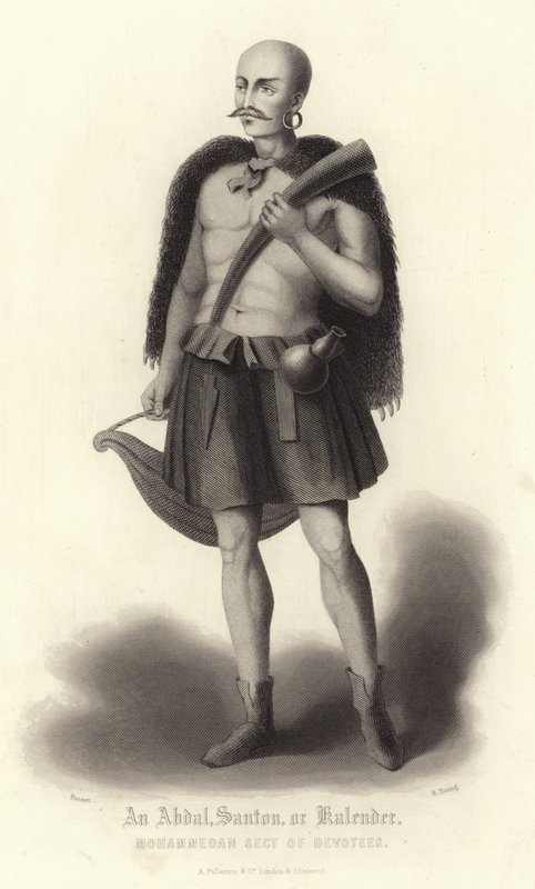 Portrett av en Abdul, Santon eller Kalender av Bernard Picart