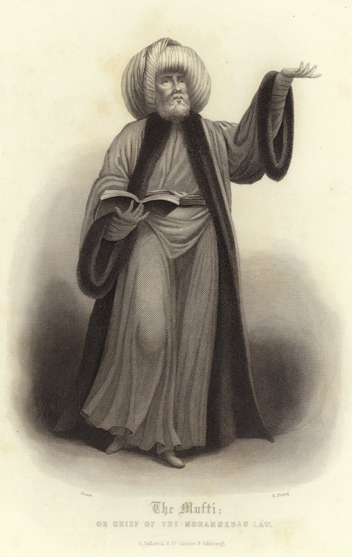 Muftien eller sjefen for den muhammedanske loven av Bernard Picart