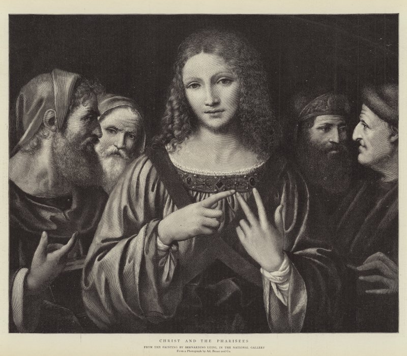 Kristus og fariseerne av Bernardino Luini