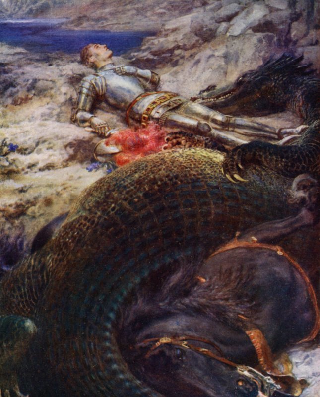 St George og dragen av Briton Riviere