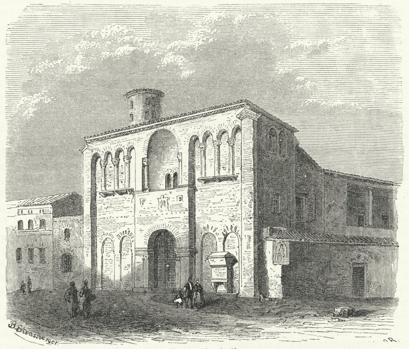 Theoderik den stores palass i Ravenna av Bruno Heinrich Strassberger