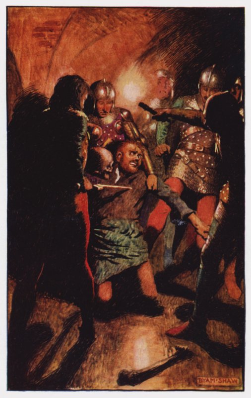 Illustrasjon for The Cloister and The Hearth av Charles Reade (farge litho) av Byam (after) Shaw