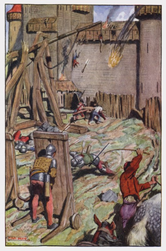 Illustrasjon for The Cloister and The Hearth av Charles Reade (farge litho) av Byam (after) Shaw