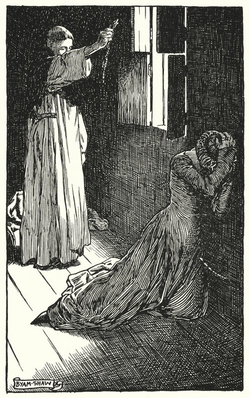Illustrasjon for The Cloister and The Hearth av Charles Reade (litho) av Byam (after) Shaw