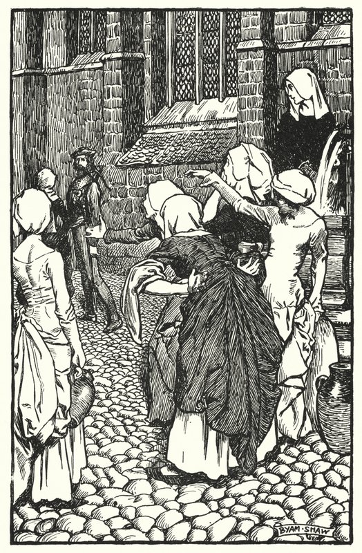 Illustrasjon for The Cloister and The Hearth av Charles Reade (litho) av Byam (after) Shaw