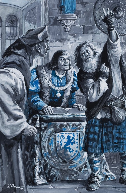 Kong Henrik VII (gouache på papir) av C.L. Doughty