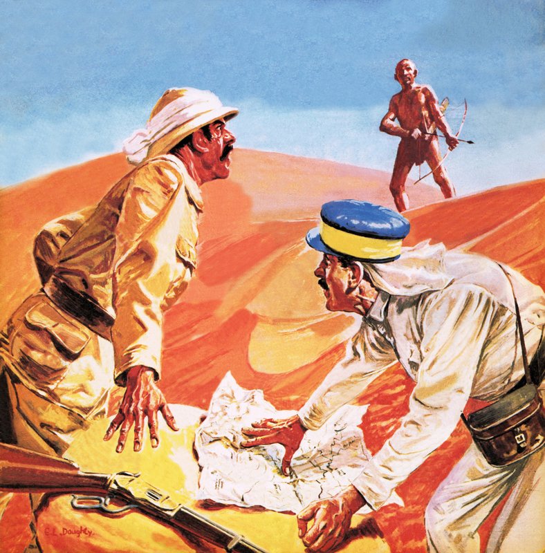 Søk etter en tapt by -- søket etter den tapte byen Kalahari av C.L. Doughty