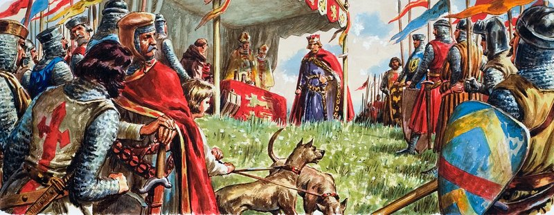 Signering av Magna Carta av C.L. Doughty