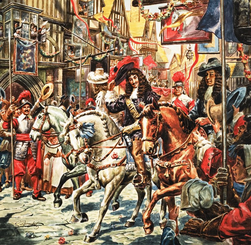 Historien om hovedstaden vår: Pesten over London. Karl II. av C.L. Doughty