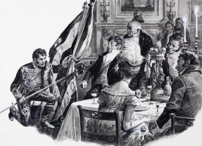 Georg IVs triste og sørgelige regjeringstid, fra «A Pageant of Kings» av C.L. Doughty