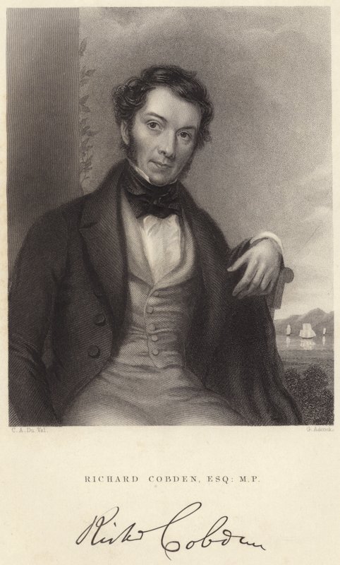 Richard Cobden, Esquire, MP (gravering) av C. A. du Val and Co.