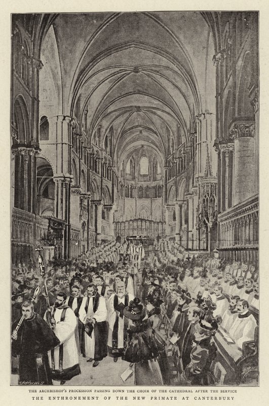 Enthronement of the New Primate på Canterbury av C. Hentschell