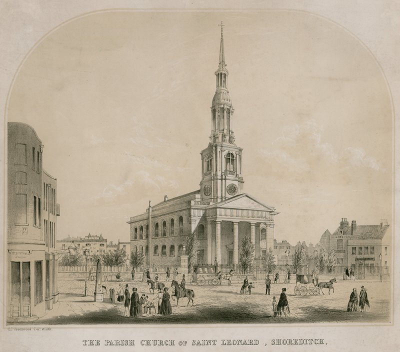 Parish Church of Saint Leonard, Shoreditch, London av C. J. Greenwood