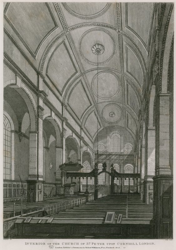 Church of St Peter upon Cornhill, London av C. John Mayle Whichelo