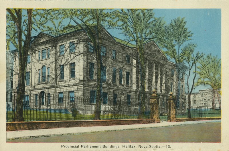 Provinsparlamentets bygninger, Halifax, Nova Scotia (fargefoto) av Canadian Photographer