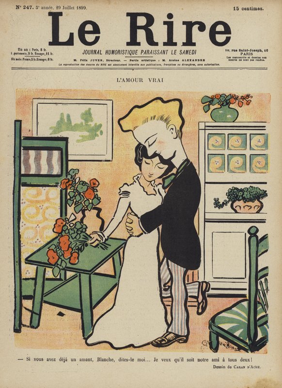 Illustrasjon for Le Rire av Caran d Ache