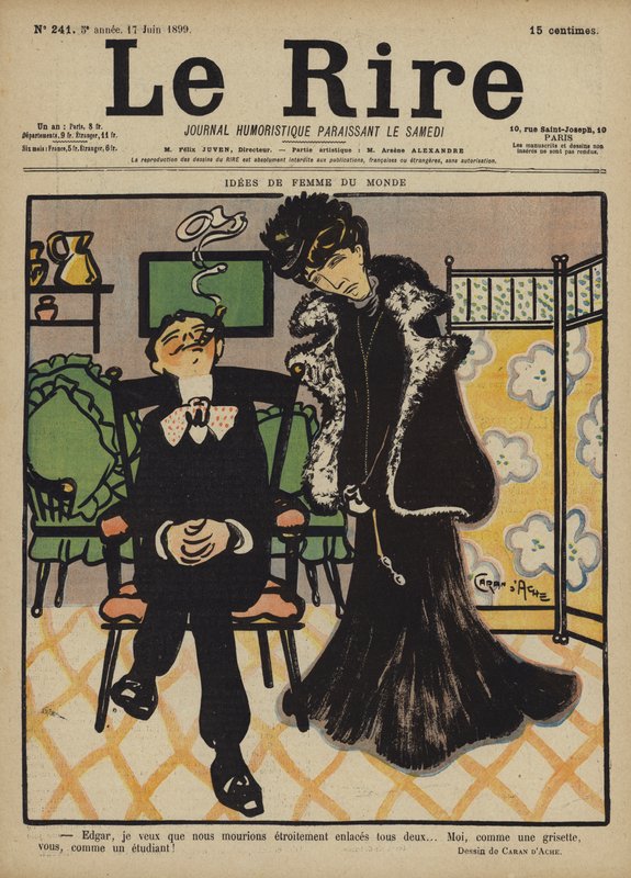 Illustrasjon for Le Rire av Caran d Ache