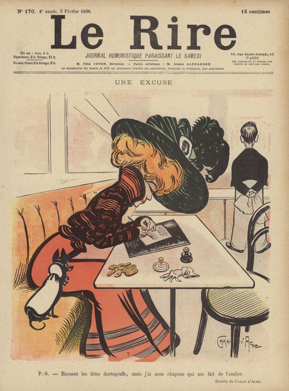 Illustrasjon for Le Rire av Caran d Ache