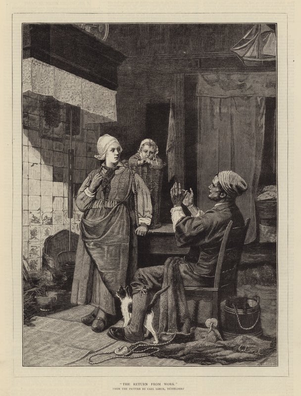 Returen fra jobb av Carl Julius Lorck