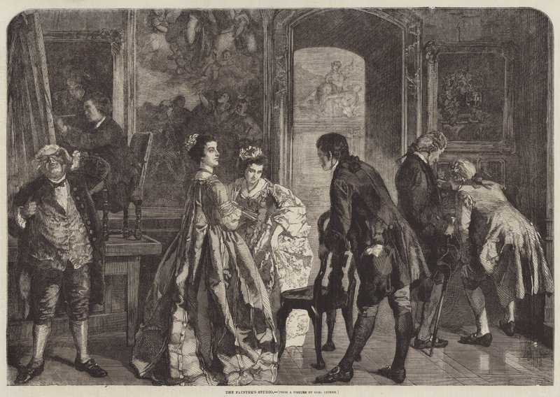 Malerstudioet av Carl Ludwig Friedrich Becker