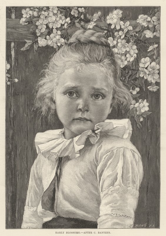 Tidlige blomstrer av Carl Ludwig Noah Bantzer
