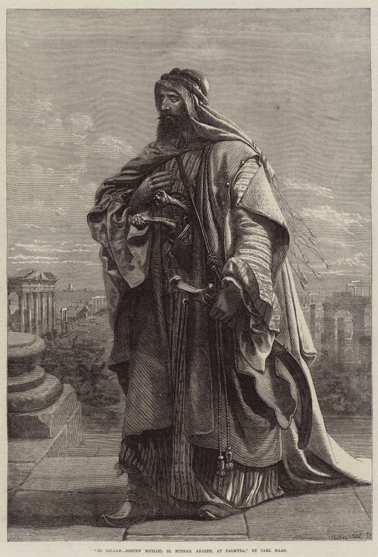 S Salam, Sheikh Michel El Masrib, Anza, på Palmira av Carl Haag