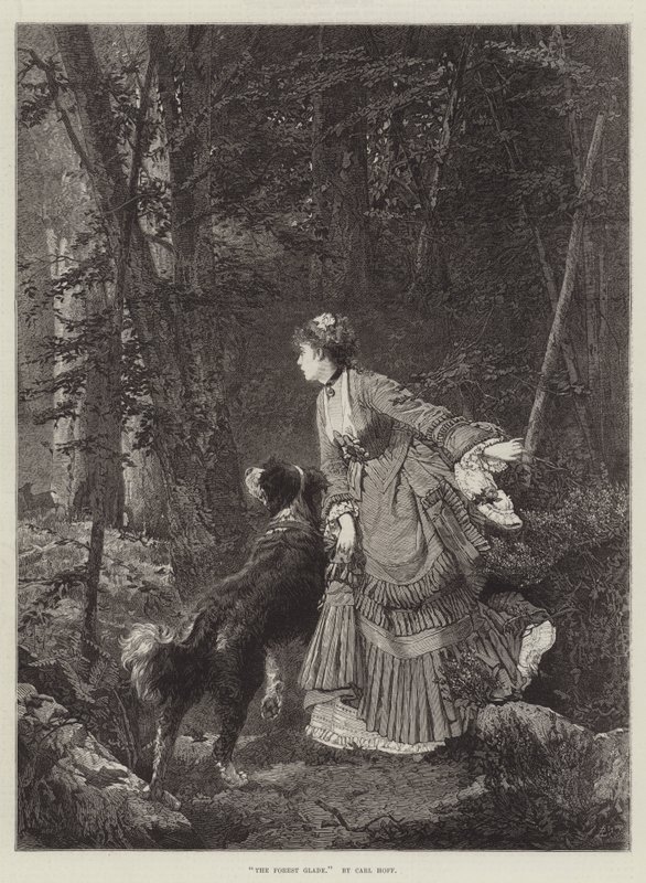 Forest Glade av Carl Heinrich Hoff