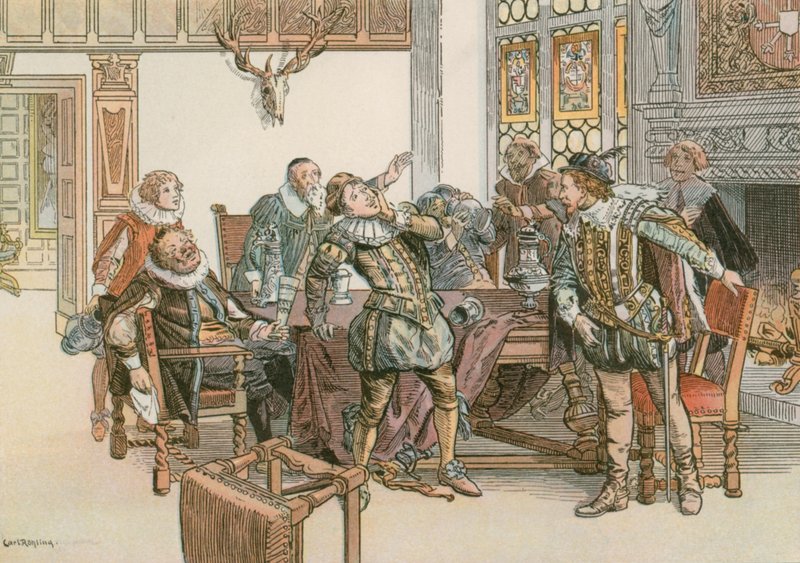John Sigismund i konflikt med grev Palatine av Neuburg i 1613 av Carl Rohling