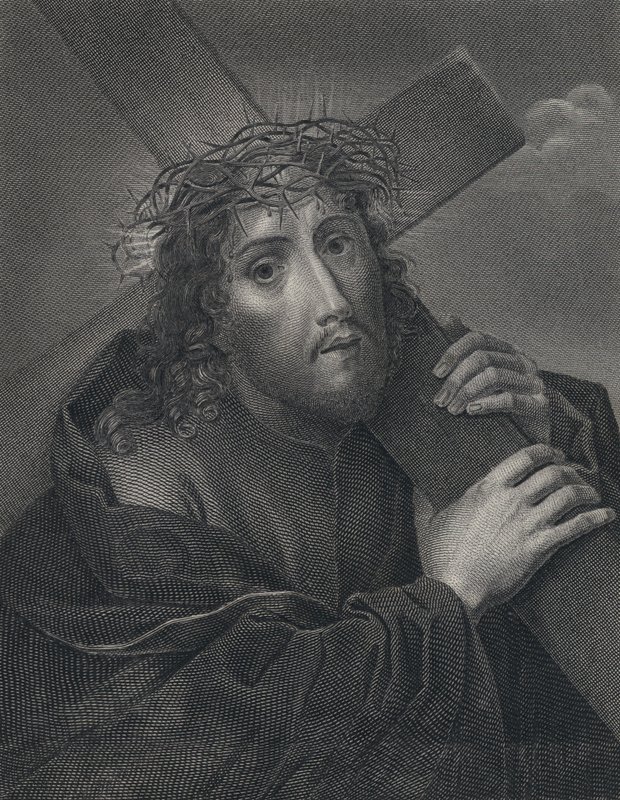 Ecce Homo (gravering) av Carlo (after) Dolci