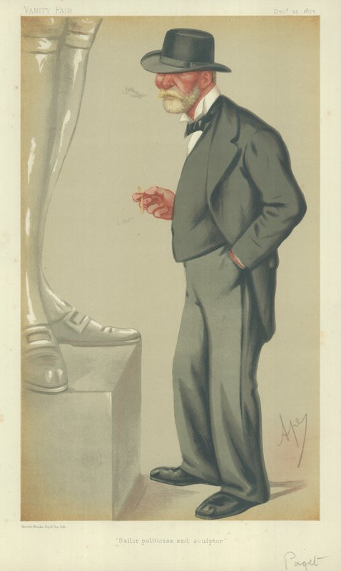 Admiral The Right Hon Lord Clarence Paget av Carlo Pellegrini