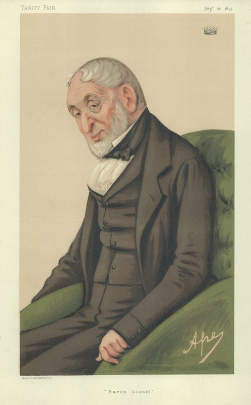 Barion Lionel Nathan de Rothschild av Carlo Pellegrini