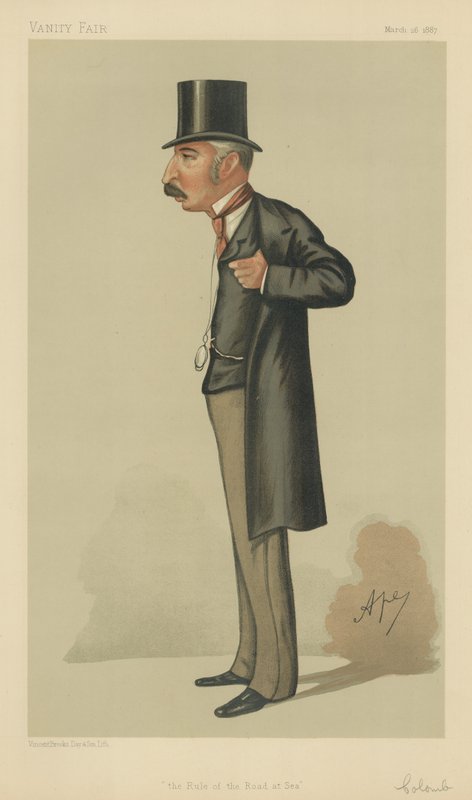 Kaptein John Colomb av Carlo Pellegrini