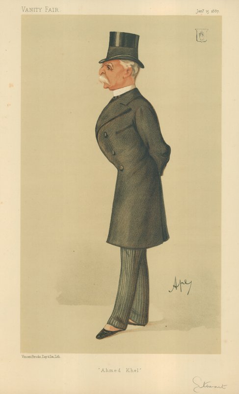General Sir Donald Martin Stewart, Ahmed Khel, 15. januar 1887, tegneserie Vanity Fair av Carlo Pellegrini