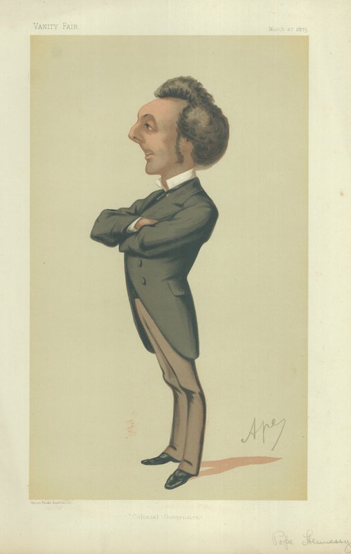 Hans eksellens guvernør John Pope Hennessy av Carlo Pellegrini