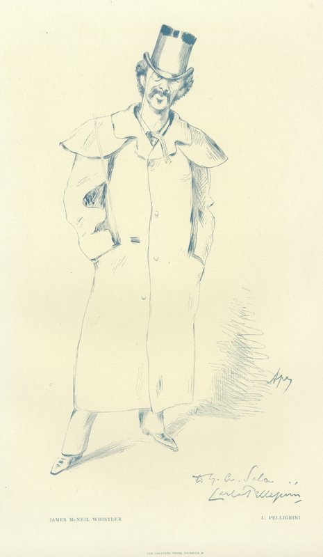 James Abbott McNeill Whistler av Carlo Pellegrini