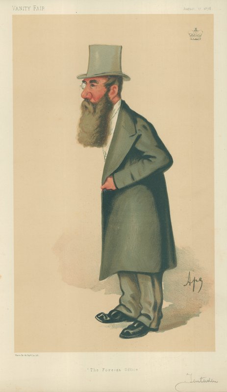 Lord Tenterden, Utenrikskontoret, 17. august 1878, tegneserie Vanity Fair av Carlo Pellegrini