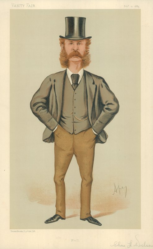 Mr Charles Henry Wilson, Hull, 21. februar 1885, tegneserie Vanity Fair av Carlo Pellegrini
